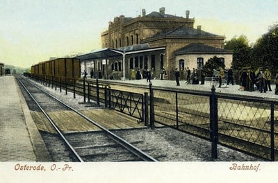 Ostróda Dworzec - Reprodukcja 21279