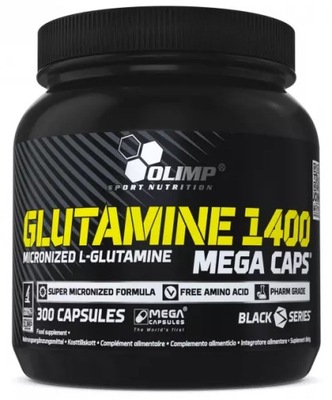 Olimp L-Glutamine Mega Caps glutamina aminokwasy 300 kapsułek