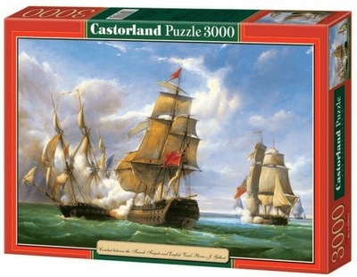 Puzzle 3000 Żaglowce na morzu Castorland 300037