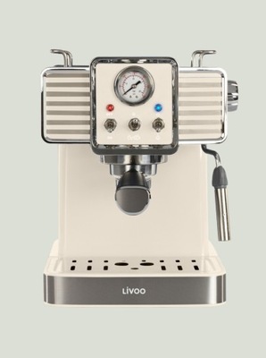 Ekspres do kawy espresso kremowy LIVOO