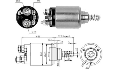 MAGNETI MARELLI ELEKTROMAGNES ARRANCADOR  