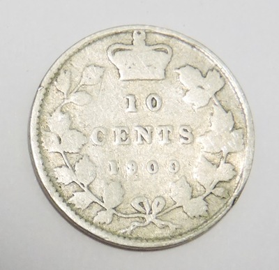 KANADA 10 cents 1900