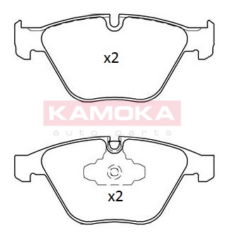 КОЛОДКИ ГАЛЬМІВНІ ПЕРЕД KAMOKA JQ101222