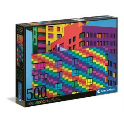 Clementoni puzzle 500 el ColorBoom Squares