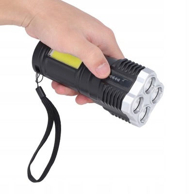 MULTIFUNCIONAL LINTERNA AKUMULATOROWA USB LED+COB  