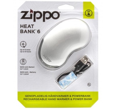 Heatbank Zippo 6 Powerbank Ogrzewacz Rąk Ładowarka