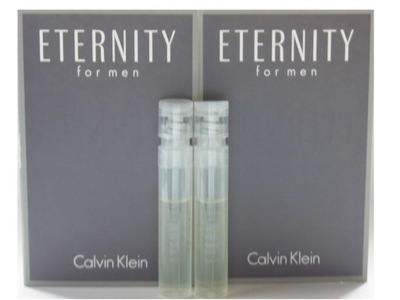 2 x CK CALVIN KLEIN ETERNITY FOR MEN EDT 2 x 1,2ml