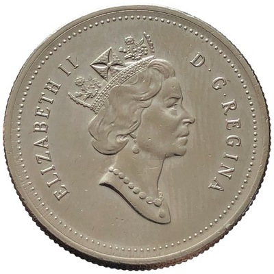 88139. Kanada - 25 centów - 1993r. (opis!)