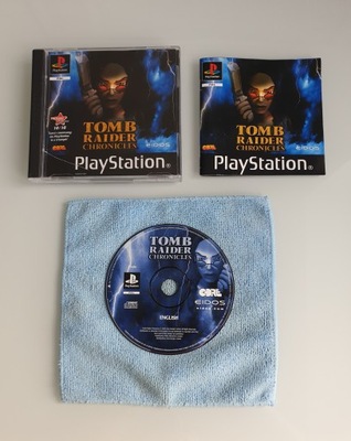 Tomb Raider Chronicles PSX PS1 KOMPLETNA PLAYSTATION 1 3XA