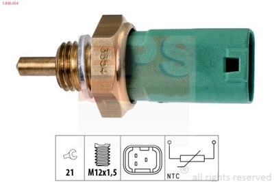 SENSOR TEMPERATURA DE LÍQUIDO REFRIGERACIÓN RENAULT 1,2 16V 05- 1-830-354  