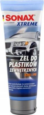 SONAX XTREME ŻEL DO PLASTIKÓW ZEWNĘTRZNYCH 250ML