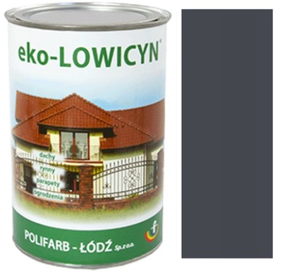 EKO-LOWICYN 10L GRAFITOWY 7024