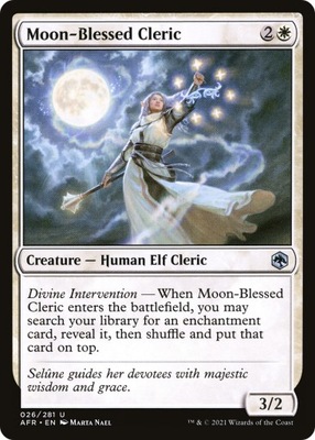 MTG Moon-Blessed Cleric (AFR) - stan NM