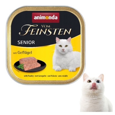 ANIMONDA Vom Feinsten Cat SENIOR DRÓB 100g