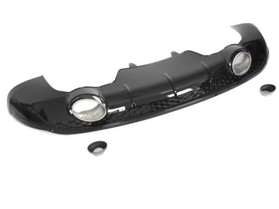 Диффузор do audi q5 8r 12-16 глянцевый black sport фото №1