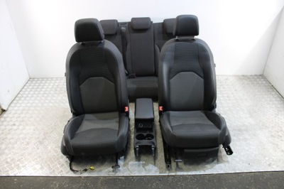 Сиденья салон полукожа обивка seat leon iii 3 5f 5f0 lift фото №1