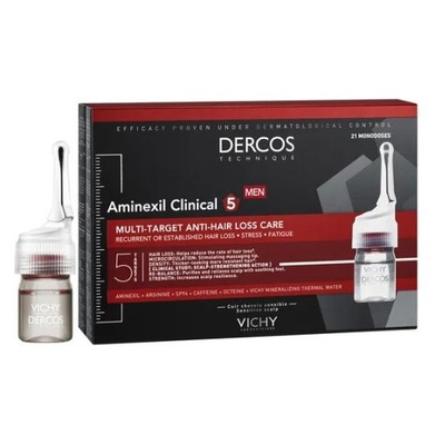 Vichy Dercos Aminexil Clinical męski 21 ampułek