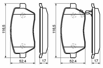 КОЛОДКИ HAM. ПЕРЕД SUZUKI SWIFT, NISSAN MICRA 2005-