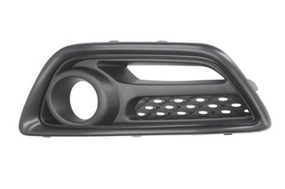 Renault captur 13-17 решётка радиатора рамка противотуманной фары правая фото №1