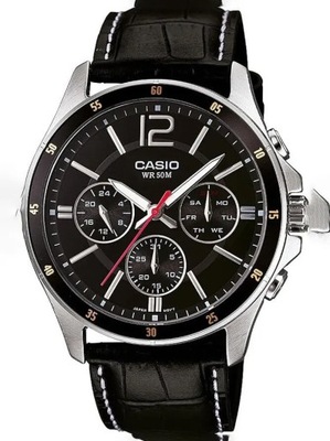 ZEGAREK MĘSKI CASIO MTP-1374L-1AV (zd064b) + BOX