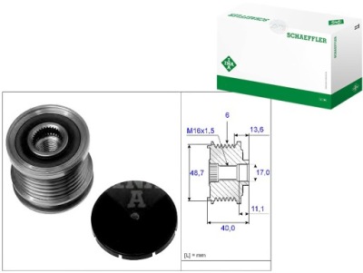 Ina шкив генератора opel фото №1