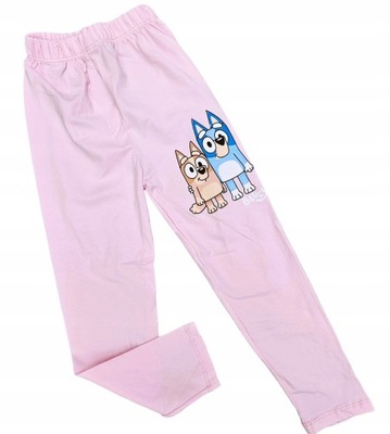 Różowe legginsy Bluey r 3/4 lata