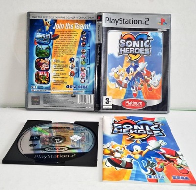 SONIC HEROES PS2 3XA