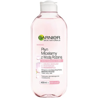 Garnier Skin Naturals płyn micelarny z wodą różaną