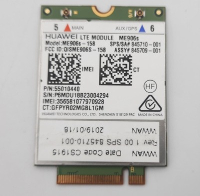 MODEM WWAN HUAWEI ME906s
