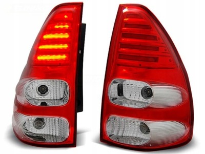 ŽIBINTAI DIODINIAI TOYOTA LAND CRUISER 03-09R RED LED 