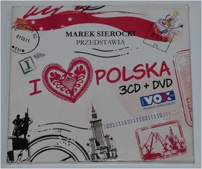 MAREK SIEROCKI PRZEDSTAWIA I LOVE POLSKA 3CD+DVD