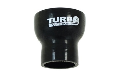 REDUCCION SIMPLE TURBOWORKS BLACK 51-70MM SILICONA  