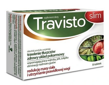 Travisto Slim 30 tabl trawienie tłuszczów redukcja