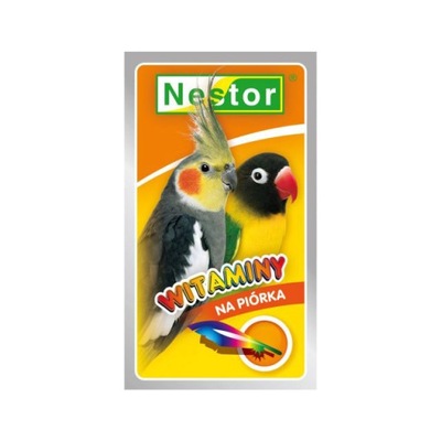 Nestor Witaminy na piórka dla średnich papug 20 g