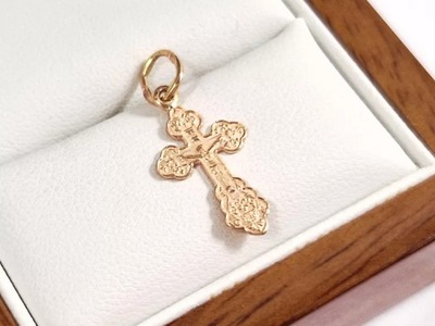 ZŁOTA ZAWIESZKA KRZYŻYK P585 0,64G