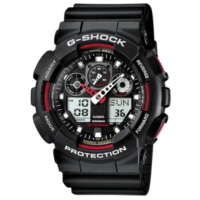 Zegarek sportowy CASIO G-SHOCK GA-100-1A4