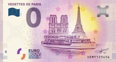 0 Euro - Vedettes De Paris - Francja - 2019