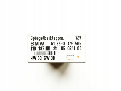 Модуль блок управления зеркал bmw e46 mini r50 r52 r53 фото №1