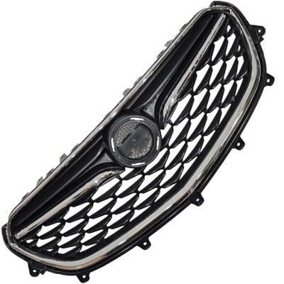 Решітка радіатора бампера решітка радіатора opel mokka a 16-20r fl хром фото №1