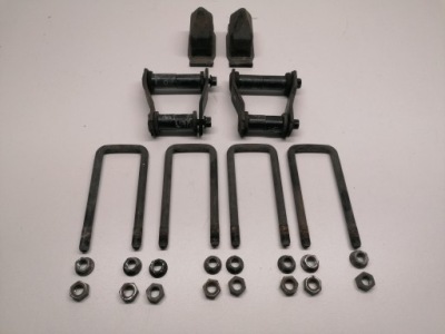 Mitsubishi l200 v кронштейн хомуты рессор задняя фото №1