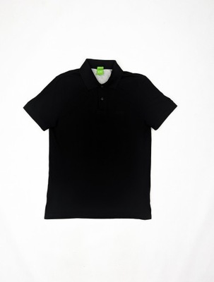 Hugo Boss czarna koszulka polo S logo..