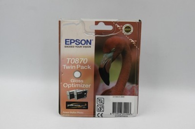 Epson T0870 C13T08704010 gloss optimizer 2pack oryginał