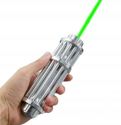 Wskaźnik laserowy mocny zielony. Zasięg 2 km