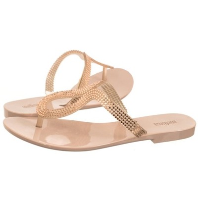 Buty Klapki Japonki Melissa Harmonic Lana AD 33987 Pink/Bronze Różowe