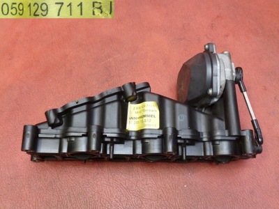 Колектор всмоктуючий регулятор лівий audi 3.0 tdi 059129711bj фото №1