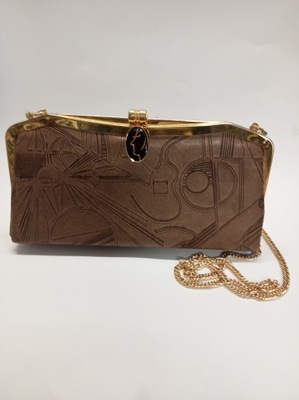 torebka beżowa kopertówka