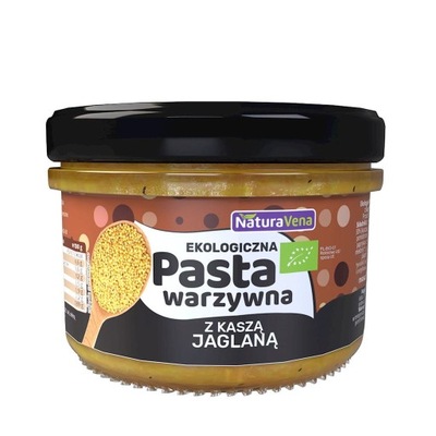 Pasta warzywna z kaszą jaglaną BIO 185 g Naturaven