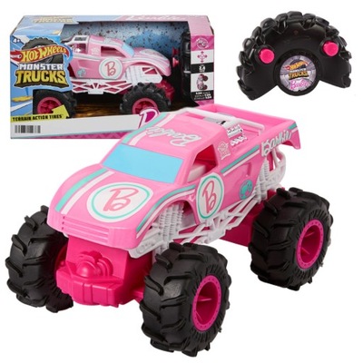 HOT WHEELS MONSTER TRUCK BABA BARBIE RC JÁRMŰ TÁVIRÁNYÍTÓ