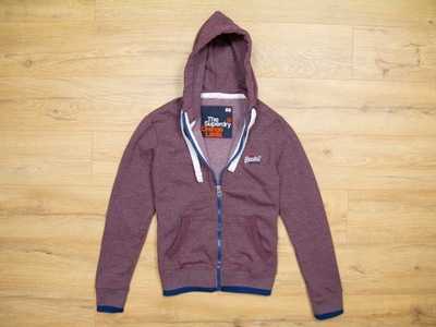 SUPERDRY_MĘSKA BLUZA Z KAPTUREM_FULL ZIP_M