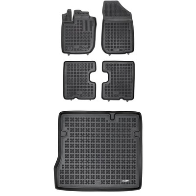 RUBBER SET MATS I MAT DACIA DUSTER I 2013-2018 AFTER FACELIFT  